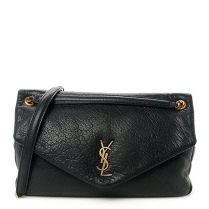 Saint Laurent Grained Lambskin Large Calypso Black 1 of 12