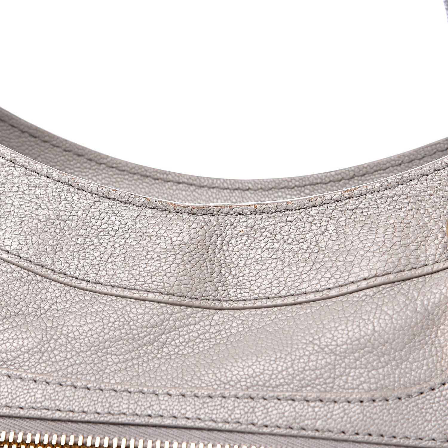 Balenciaga Chevre Gold Metallic Edge Hardware Town Gris Glace 14 of 19