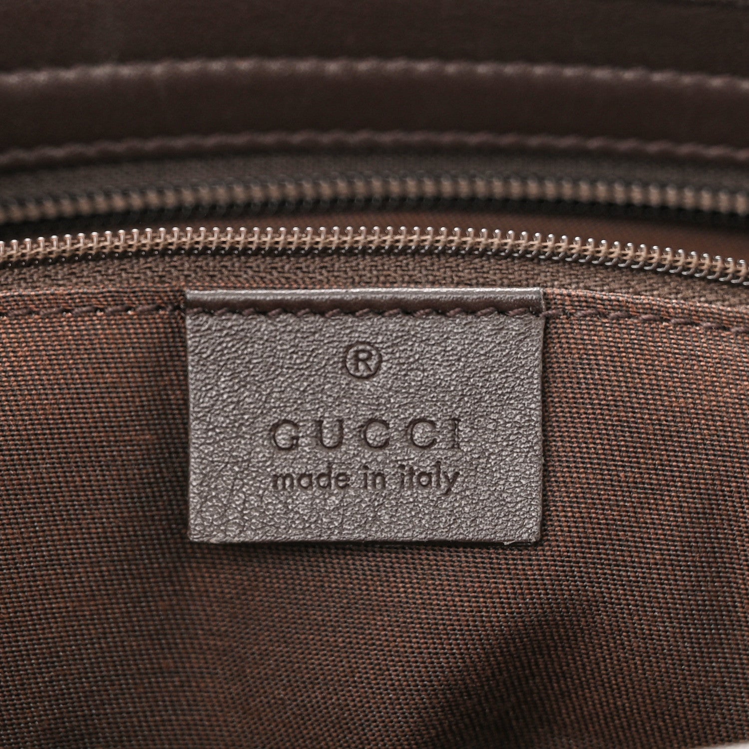 Gucci GG Plus Monogram Medium Flat Messenger Bag Dark Brown 6 of 11