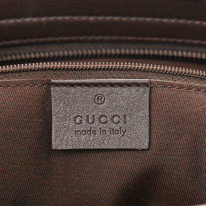 Gucci GG Plus Monogram Medium Flat Messenger Bag Dark Brown 6 of 11