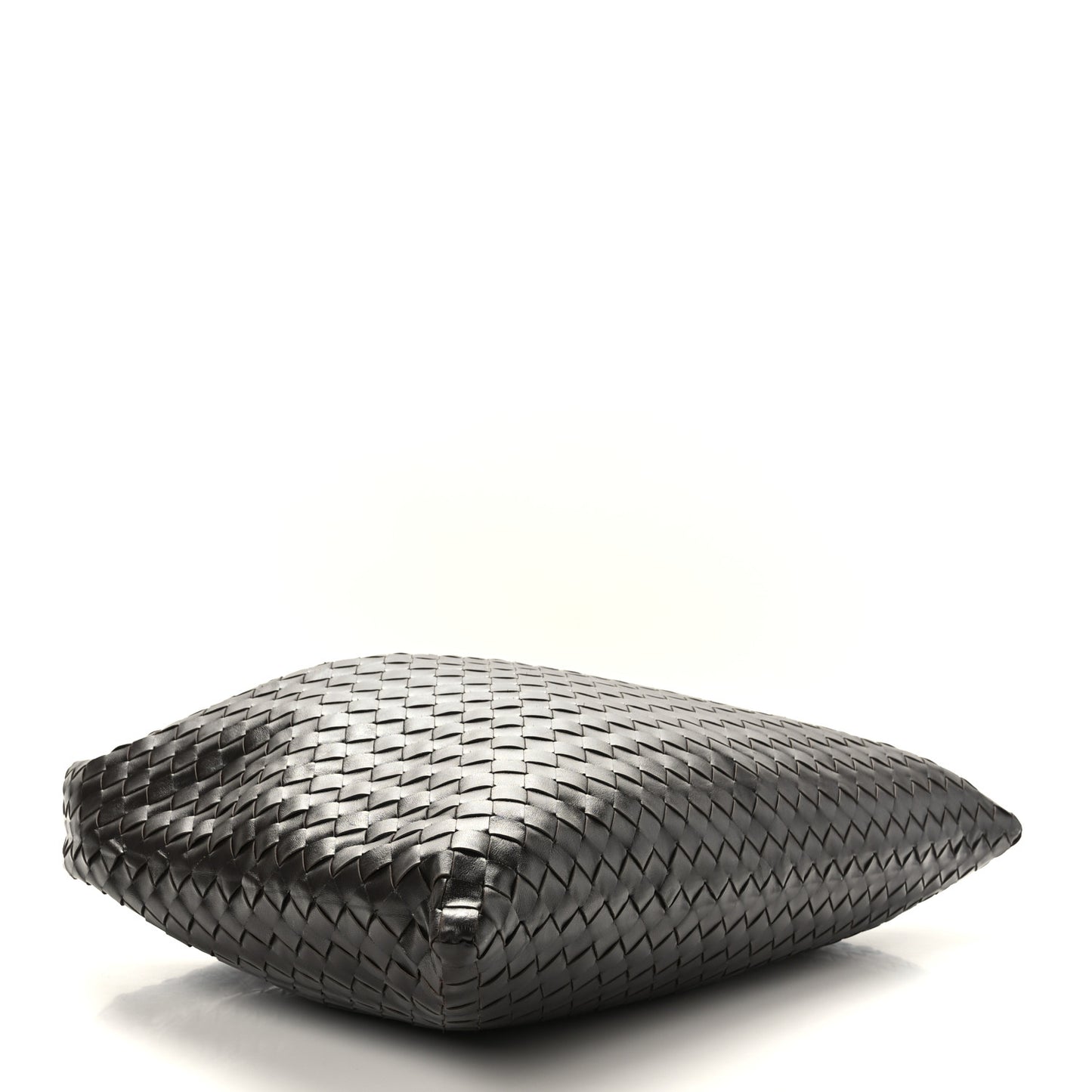 Calfskin Intrecciato Large Hop Ebano