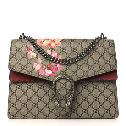 Gucci GG Supreme Monogram Blooms Medium Dionysus Shoulder Bag Beige Multicolor Dry Rose 1 of 14
