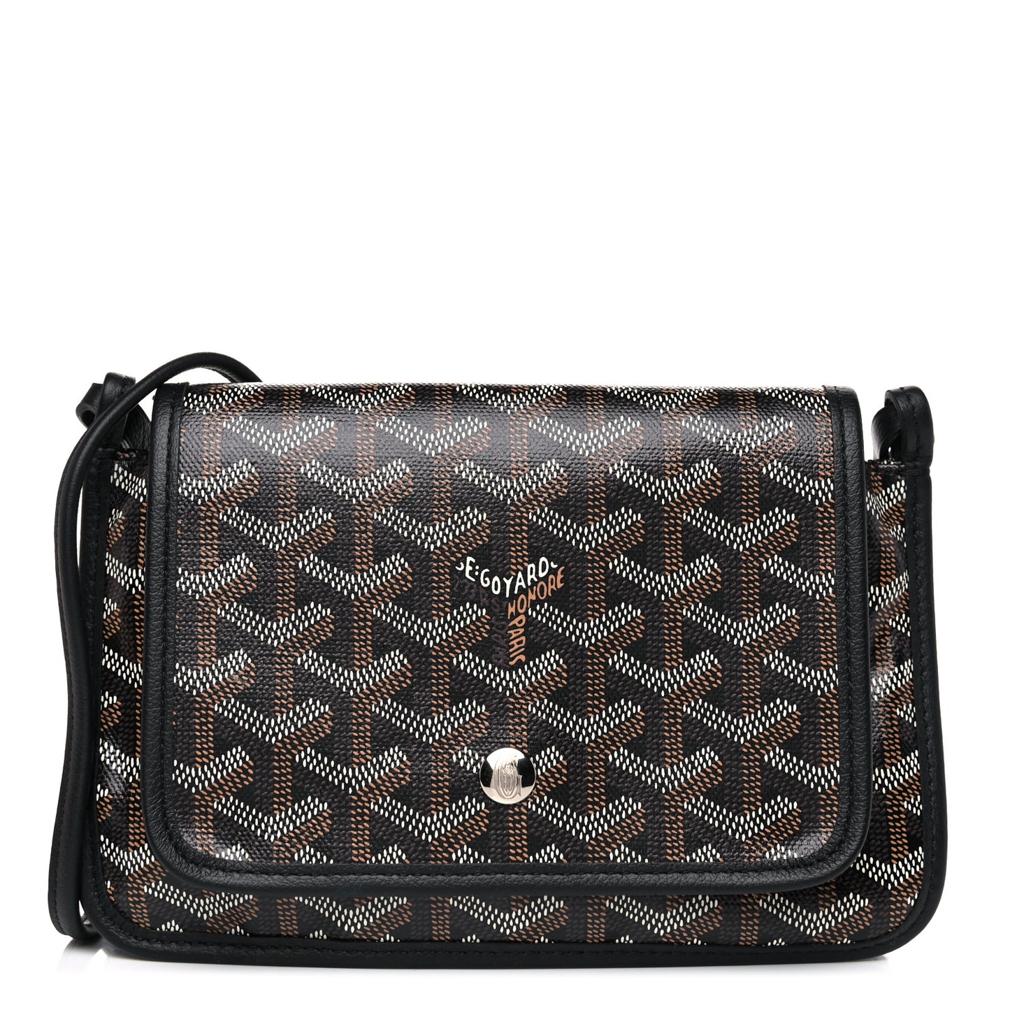 Goyardine Plumet Wallet Clutch Black