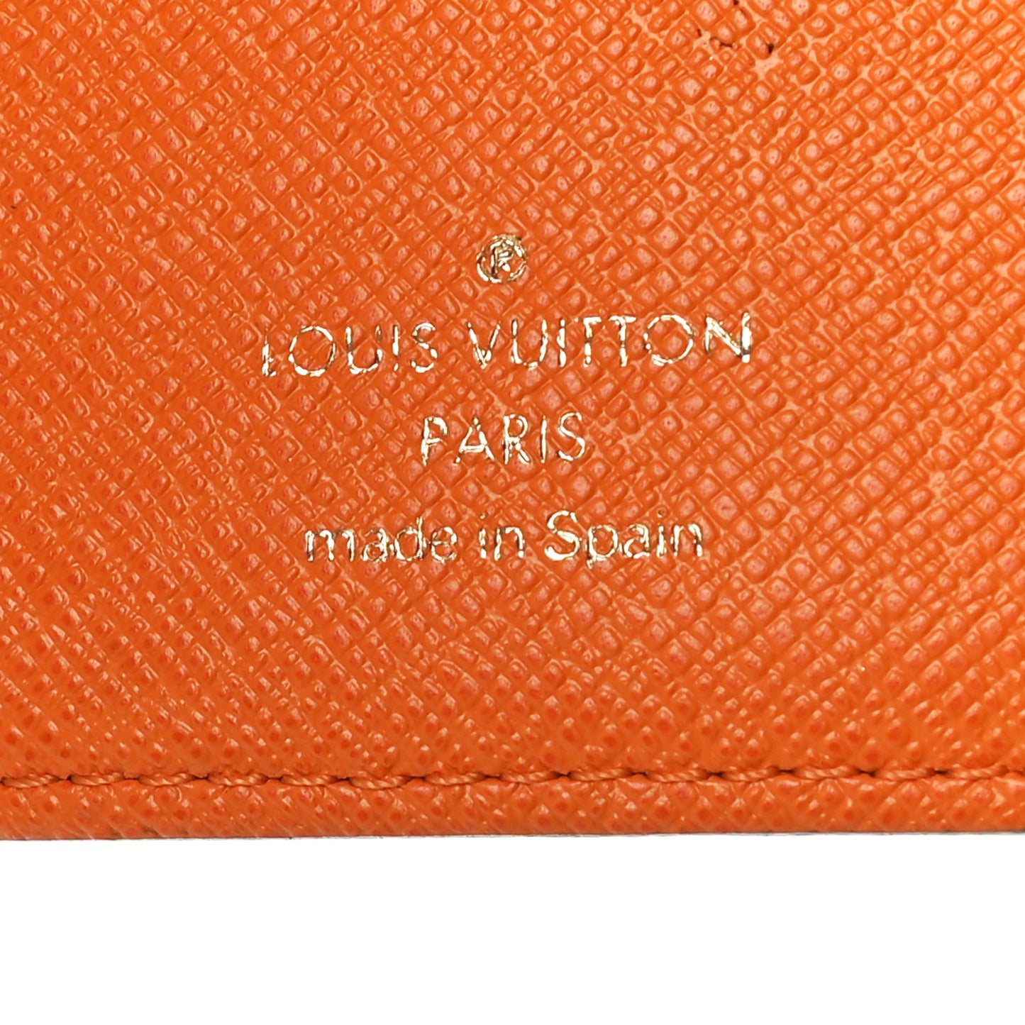 Monogram Koala Small Ring Agenda PM Orange
