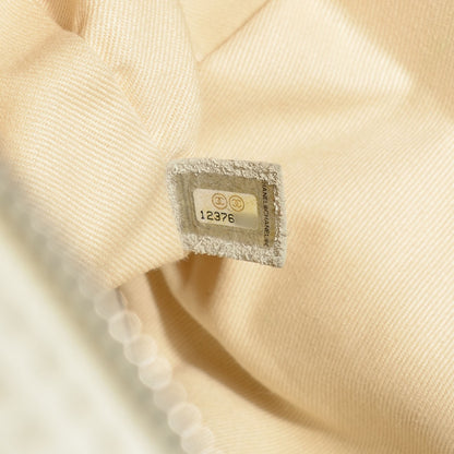 Chanel Calfskin Large Diamond Stitch Tote White 11 of 14