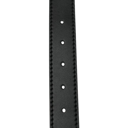 Christian Dior Calfskin D Fence Belt 75 Black 6 of 7