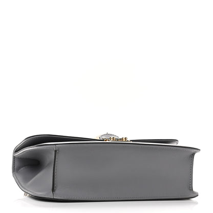 Valentino Garavani Vitello Medium Glam Lock Rockstud Flap London Stone 3 of 8