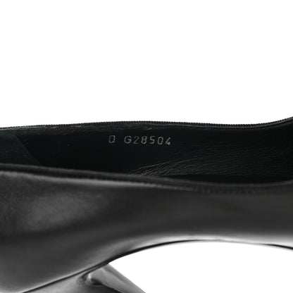 Chanel Lambskin Cap Toe CC Pumps 39 Black 8 of 10