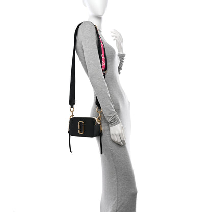 Marc Jacobs Saffiano Snapshot Camera Bag Black Grey 2 of 11