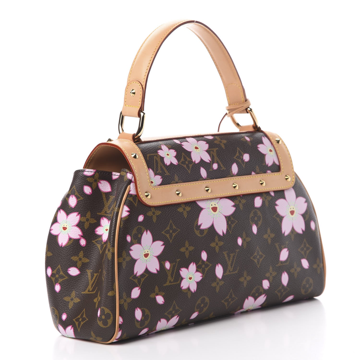 Louis Vuitton Monogram Cherry Blossom Sac Retro Bag Brown 3 of 14