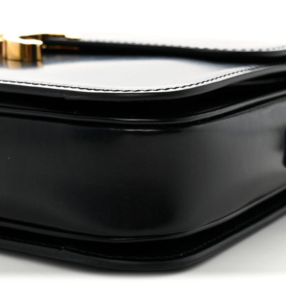 Celine Shiny Calfskin Medium Triomphe Black 10 of 10