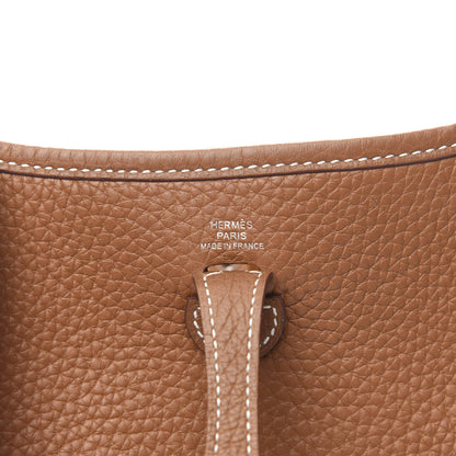Hermes Taurillon Clemence Amazone Evelyne TPM Gold Cuivre 6 of 11