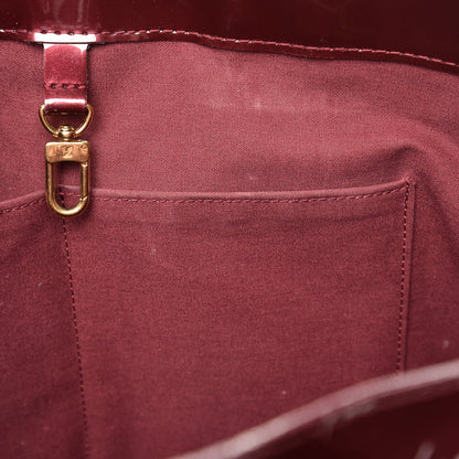 Louis Vuitton Vernis Wilshire MM Rouge Fauviste 8 of 11