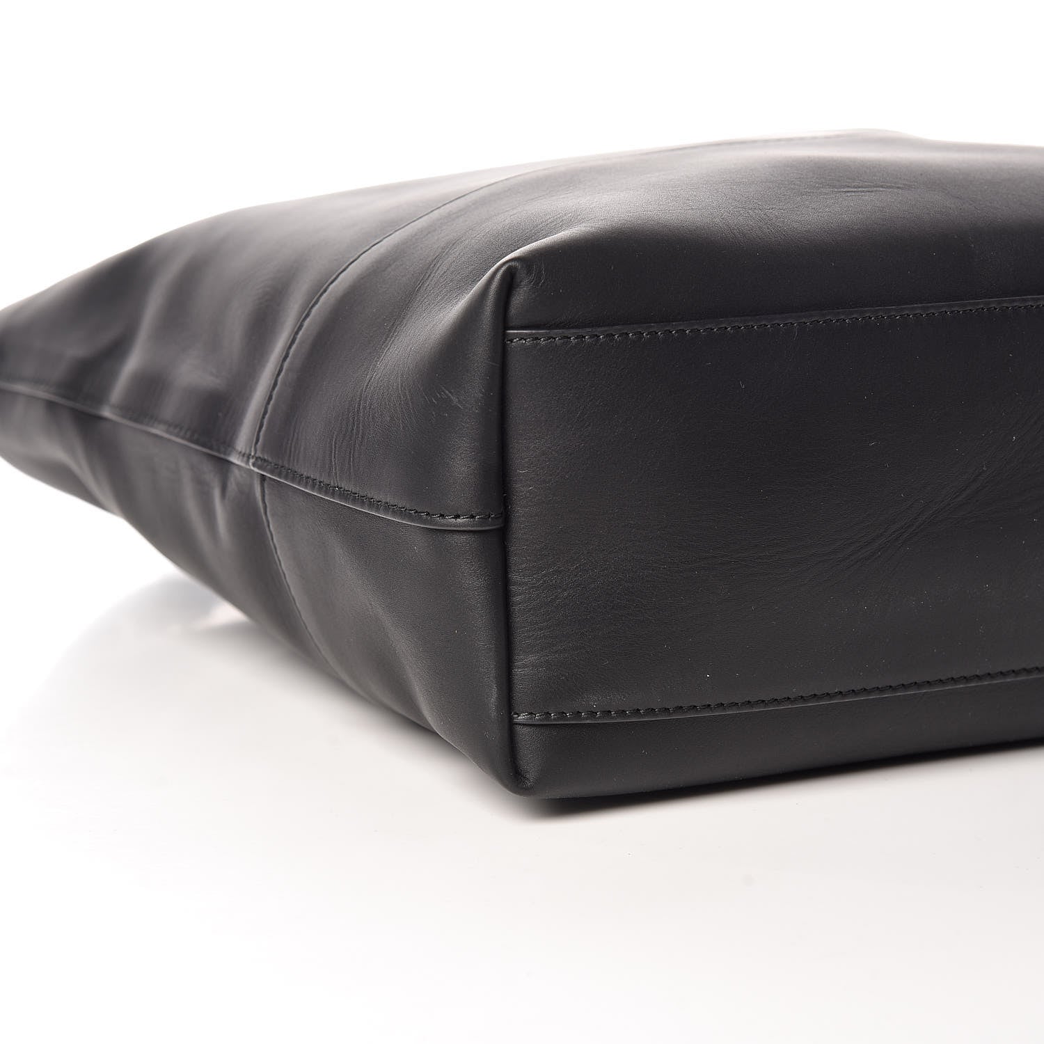 Bottega Veneta Smooth Matte Calfskin Bucket Bag Black 5 of 10