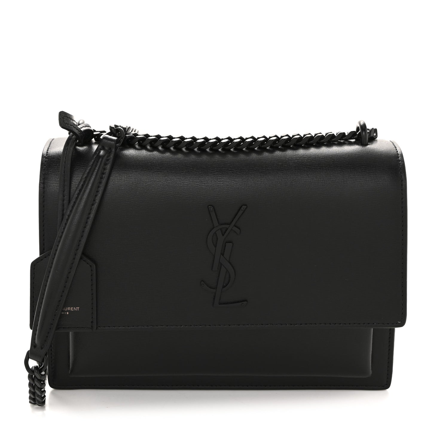 Calfskin Medium Monogram Monochrome Sunset Black