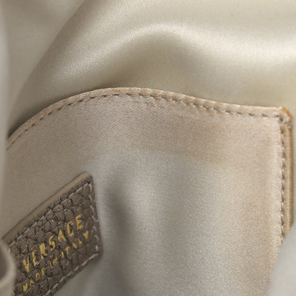 Versace Calfskin Nylon Madonna Satchel Gold 16 of 16