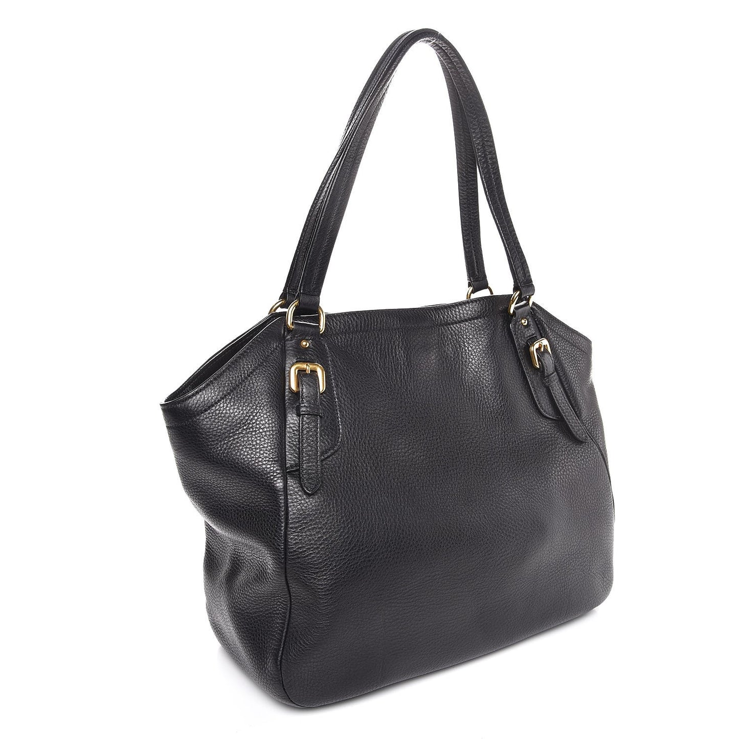 Vitello Daino Tote Black