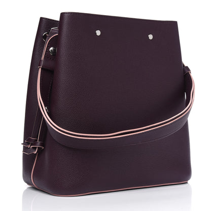 Louis Vuitton Calfskin Lockme Bucket Prune 2 of 4