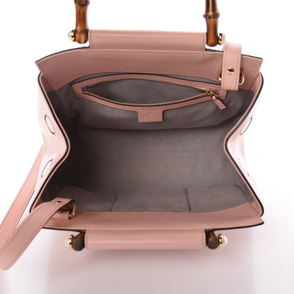 Gucci Nappa Bamboo Small Nymphaea Top Handle Bag Perfect Pink 5 of 19