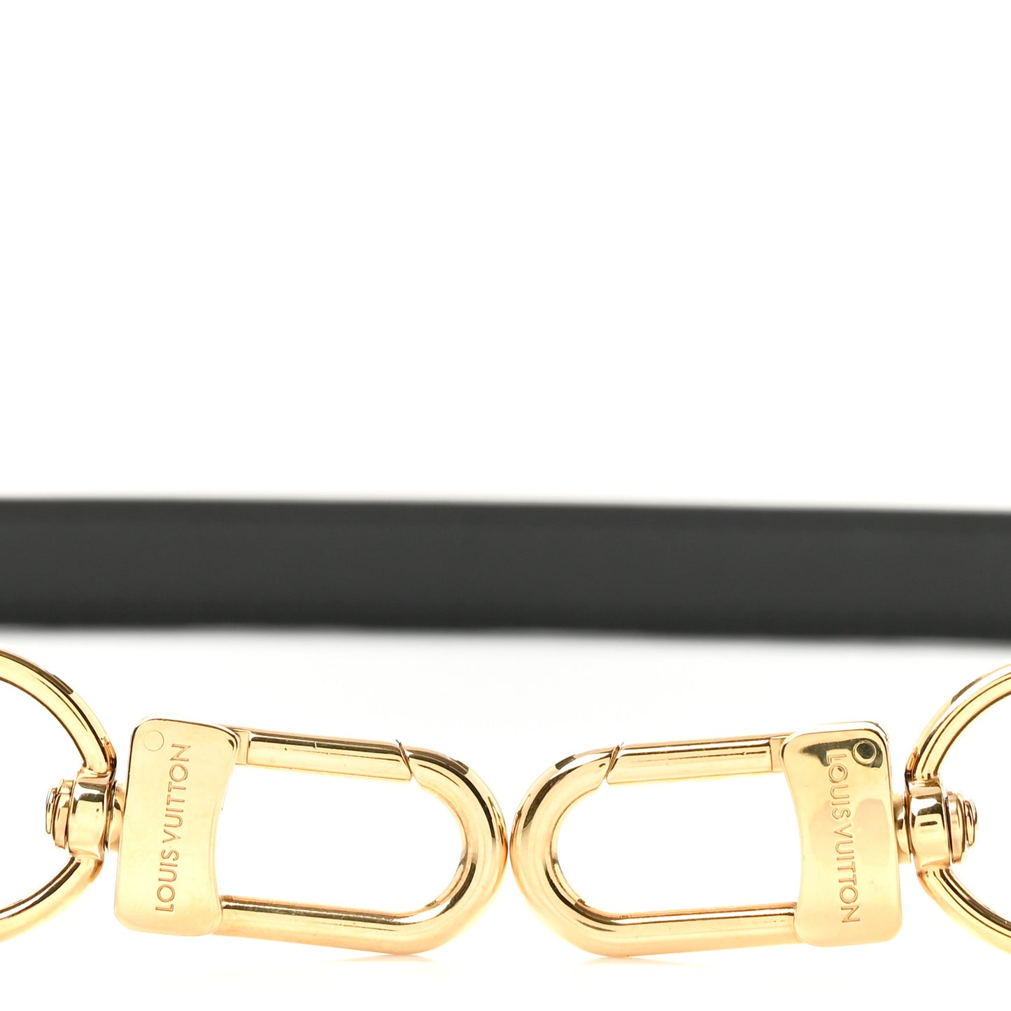 Calfskin 16mm Adjustable Shoulder Strap Black
