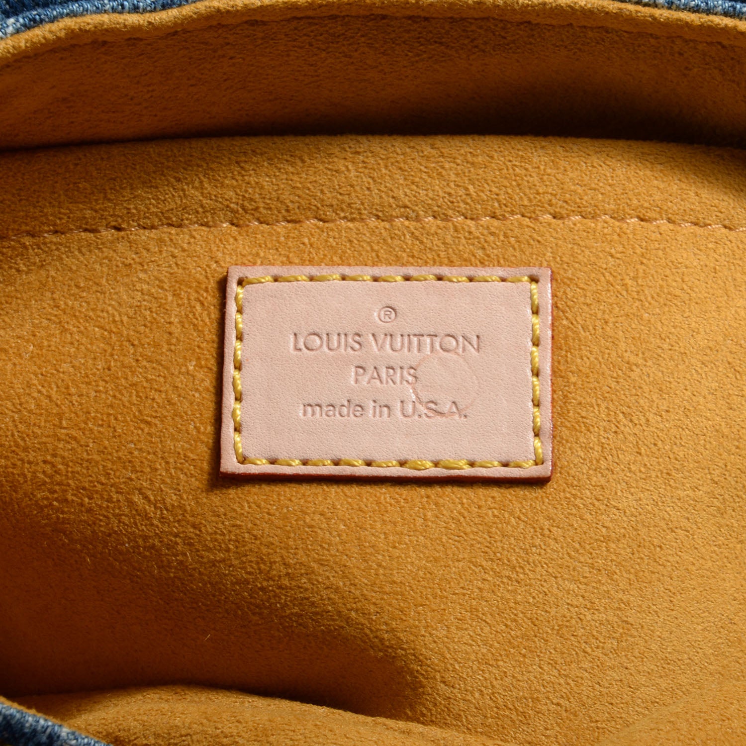 Louis Vuitton Monogram Denim Mini Pleaty Blue 6 of 7
