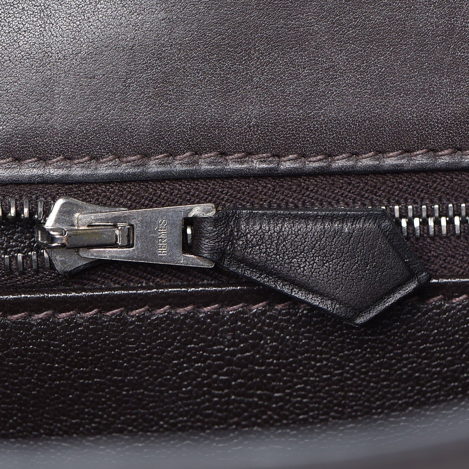 Hermes Toile Swift Kelly 32 Chocolate 18 of 35