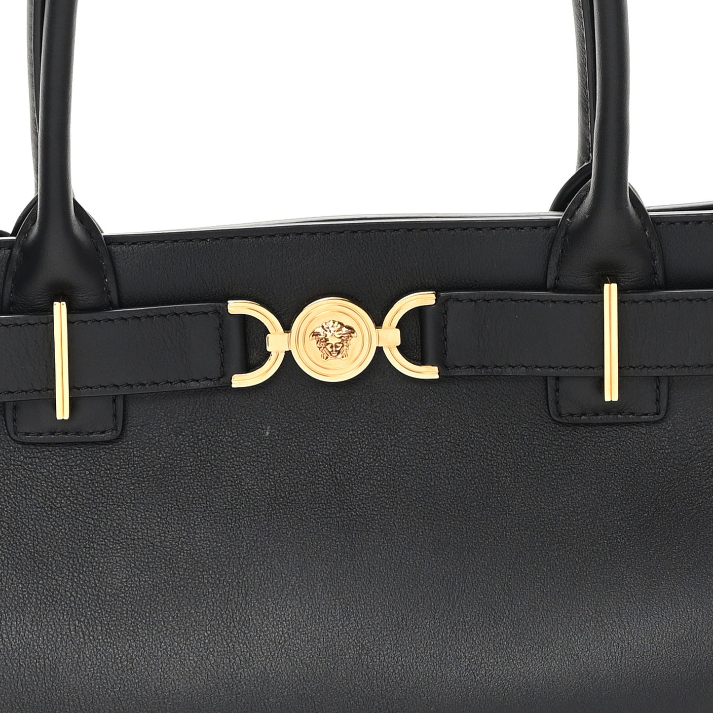 Calfskin Medusa '95 Tote Bag Black