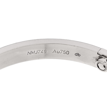 Cartier 18K White Gold LOVE Bracelet 19 8 of 9