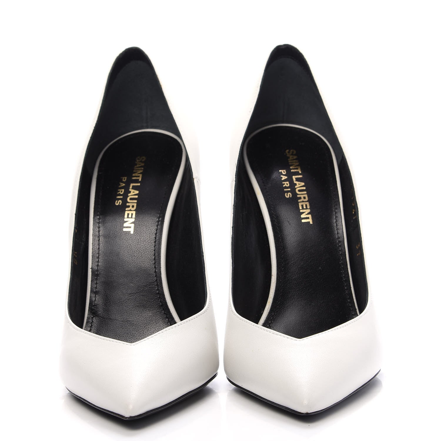 Saint Laurent Nappa Era Pumps 37 White 2 of 11