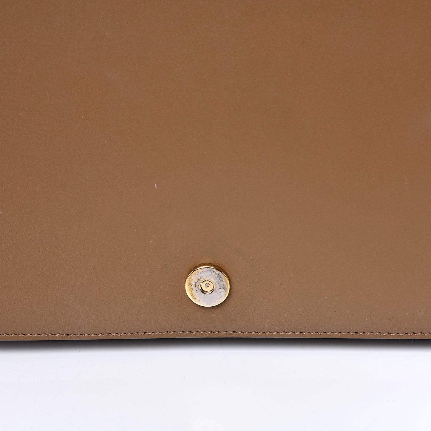 Smooth Calfskin Medium Classic Monogram Universite Bag Dark Beige