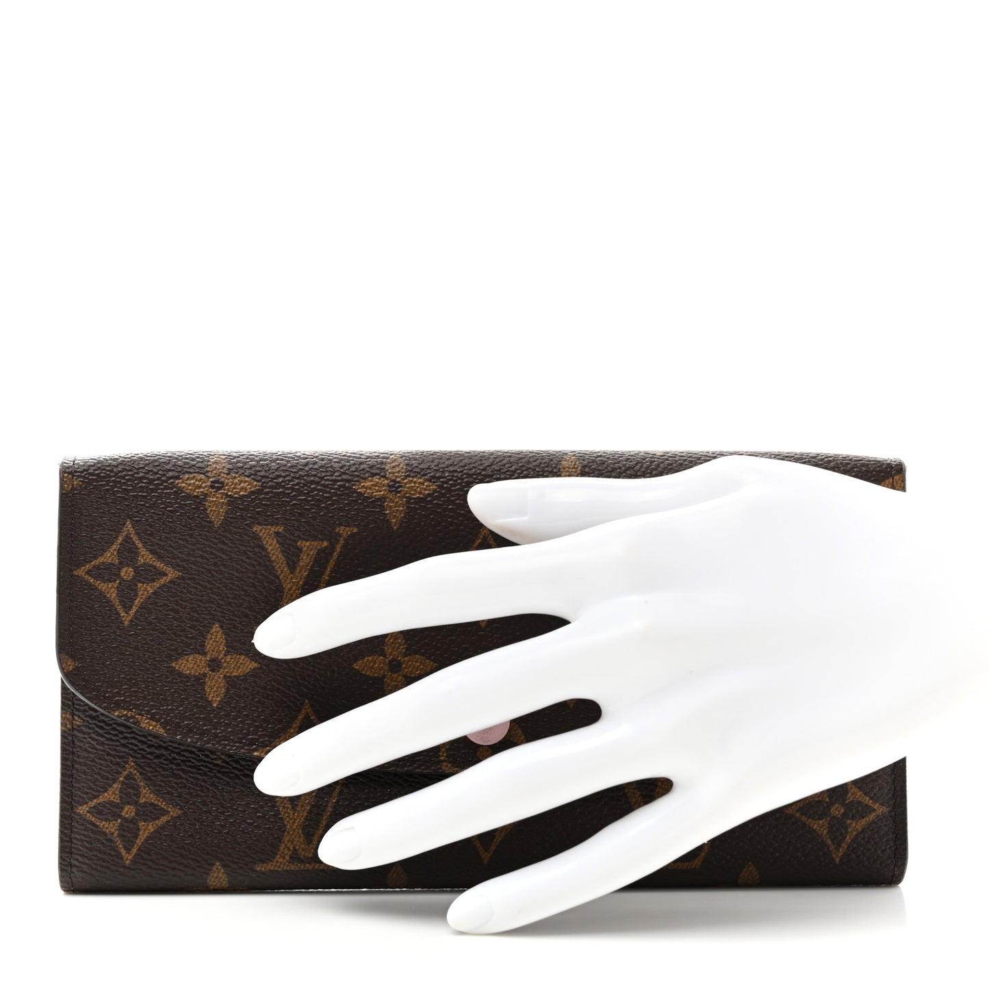 Monogram Emilie Wallet Rose Ballerine