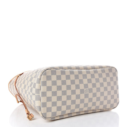 Louis Vuitton Damier Azur Neo Neverfull MM Rose Ballerine 4 of 10