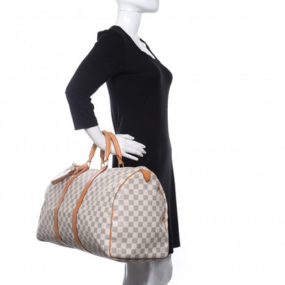 Louis Vuitton Damier Azur Keepall 50 2 of 20