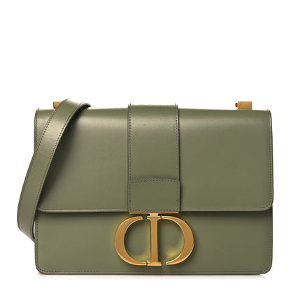 Christian Dior Smooth Calfskin 30 Montaigne Flap Bag Mint Green 1 of 11