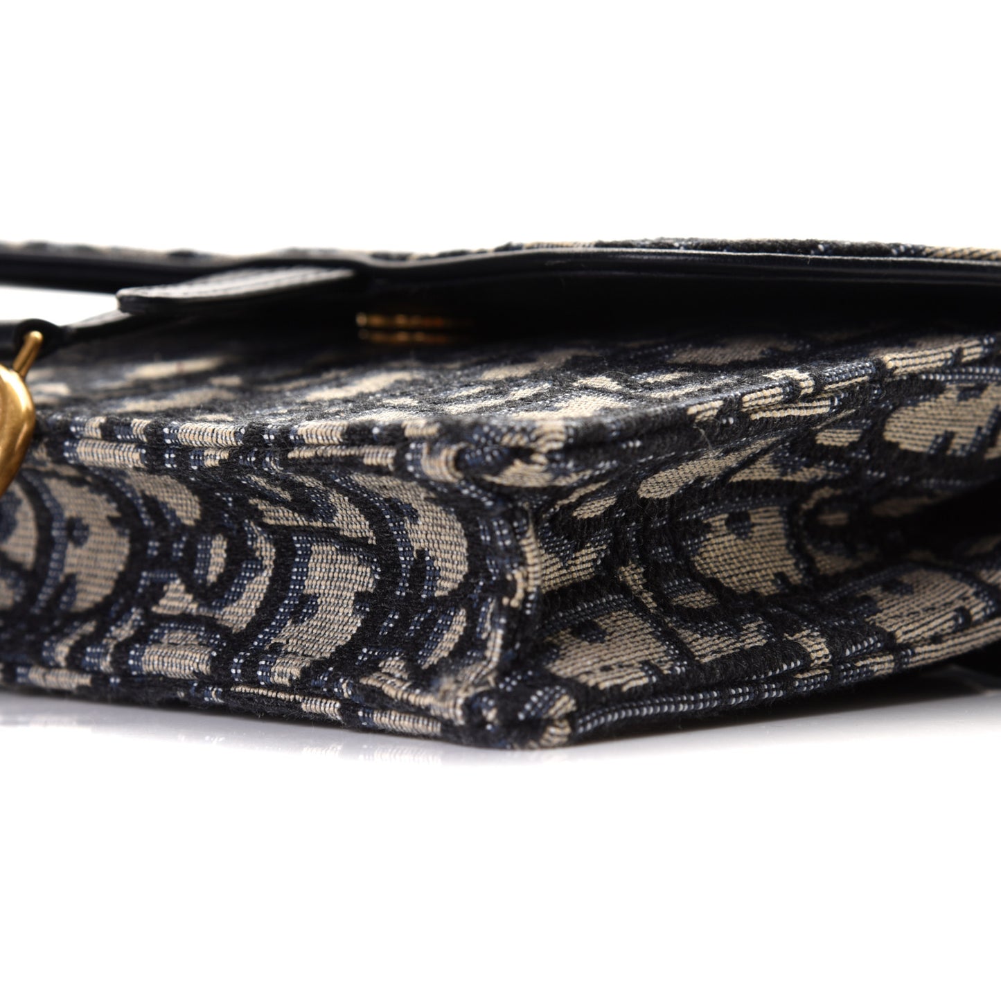 Oblique Saddle Belt Bag Blue