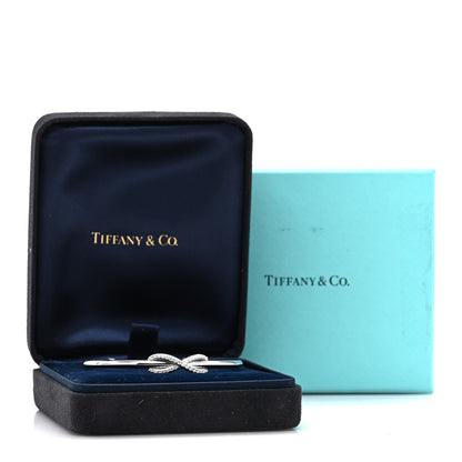 Tiffany 18K White Gold Diamond Infinity Cuff Bracelet 4 of 4