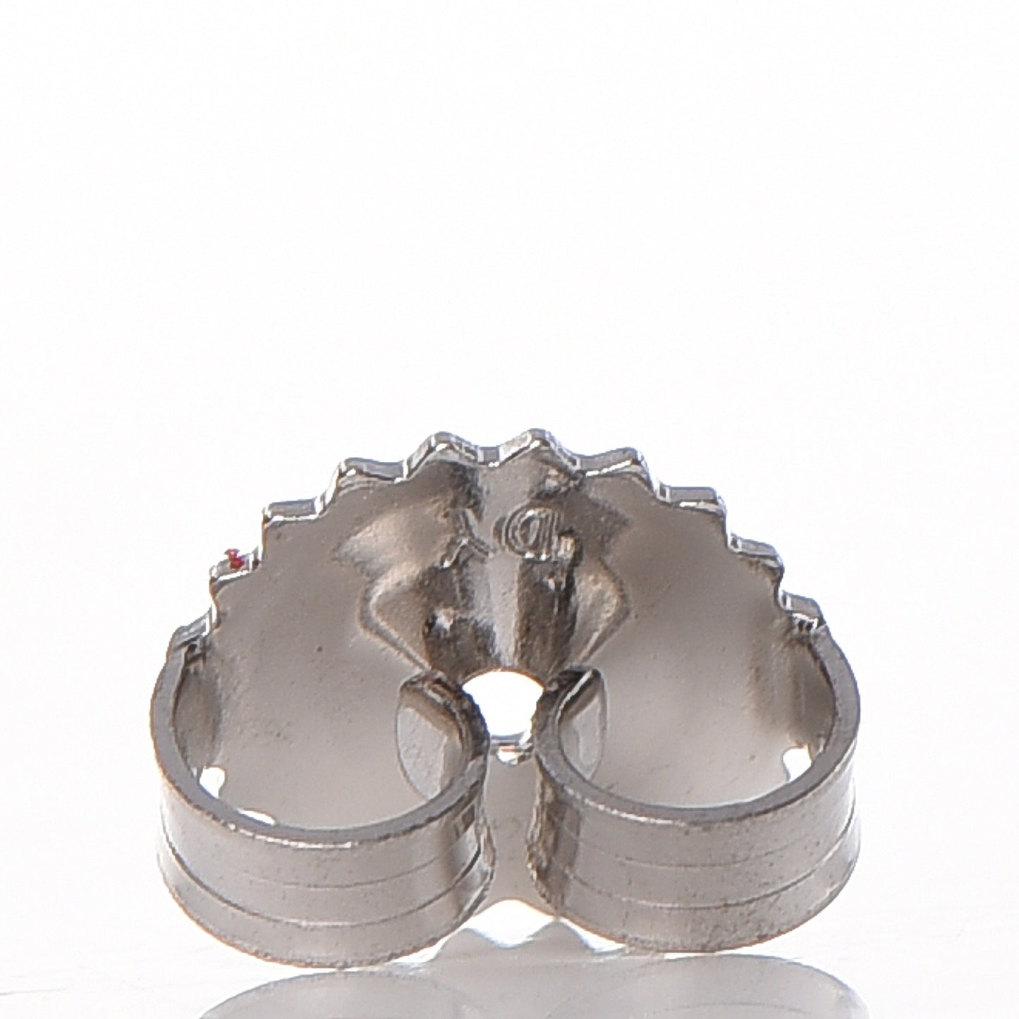 Sterling Silver Diamond 7mm Infinity Stud Earrings