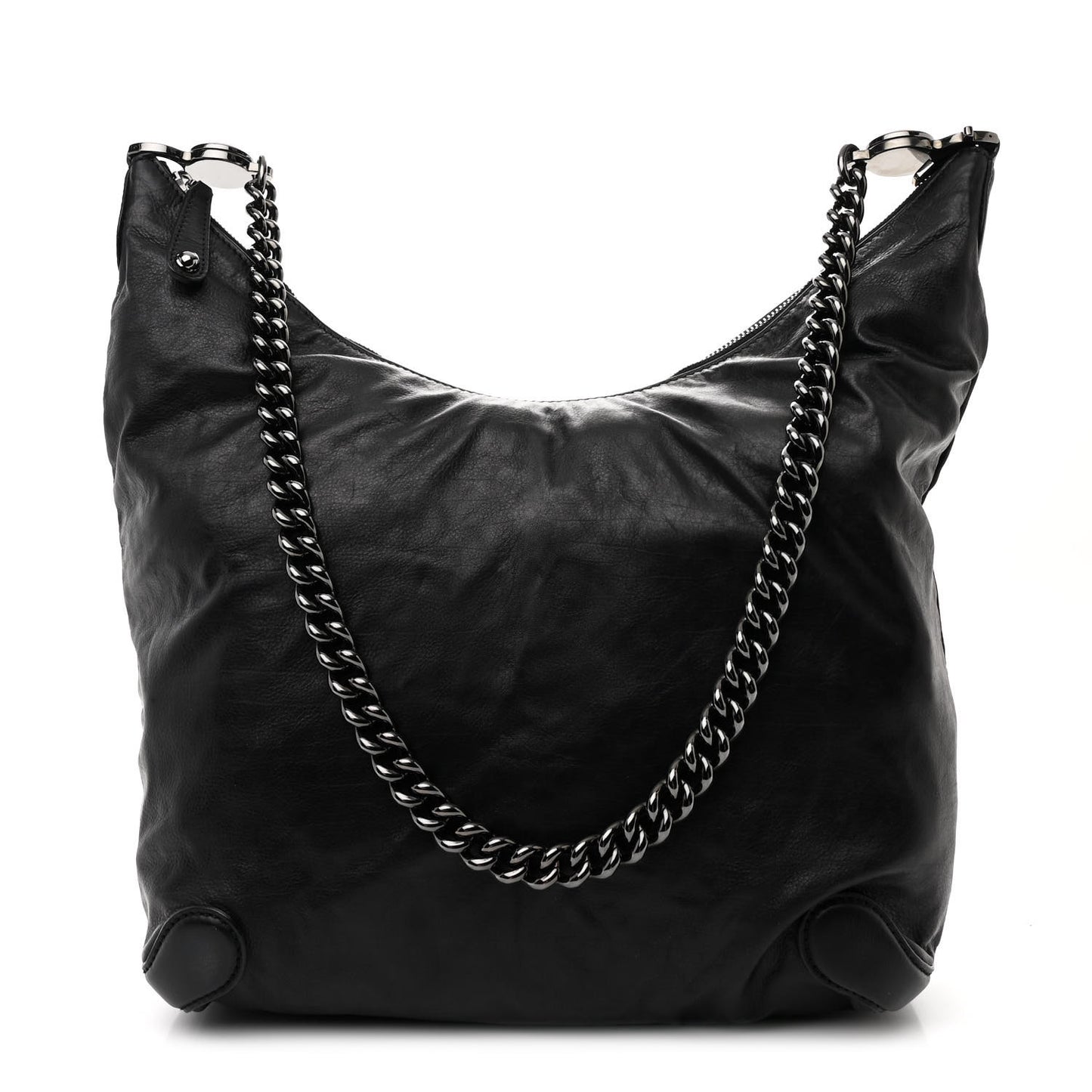 Calfskin Galaxy Hobo Black