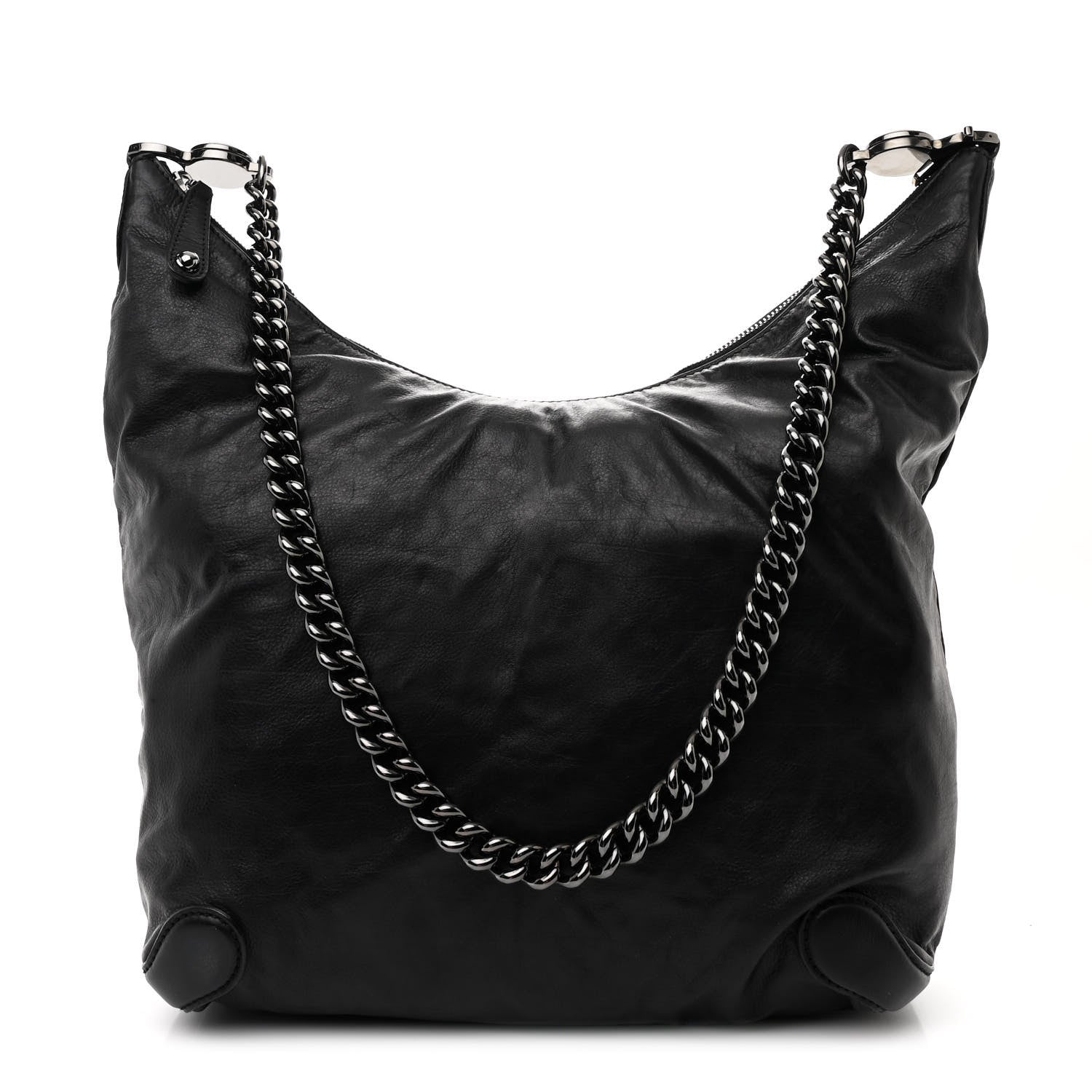Gucci Calfskin Galaxy Hobo Black 1 of 10