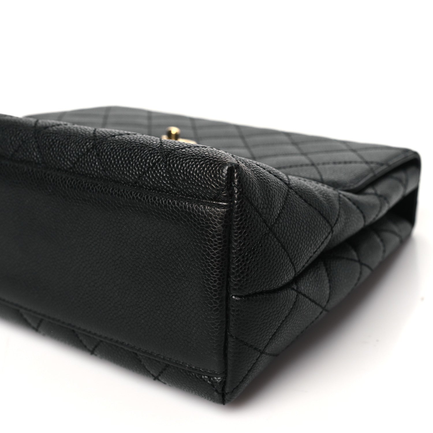 Chanel Caviar Quilted Jumbo Kelly Flap Black 10 of 11