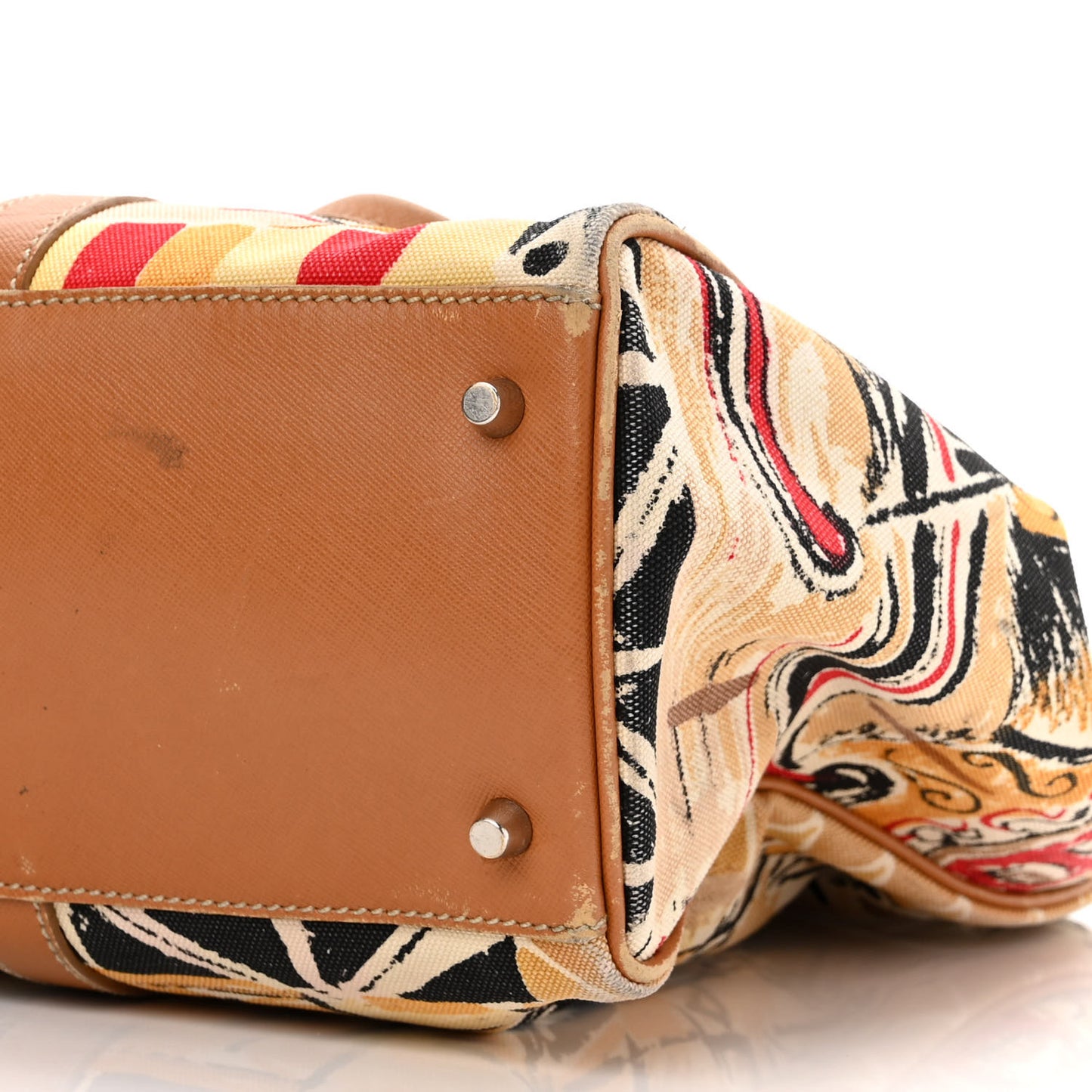 Canvas Canapa Stampata Tote Kaki Venezia
