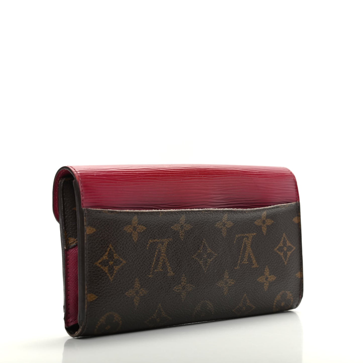 Monogram Epi Marie-Lou Long Wallet Fuchsia