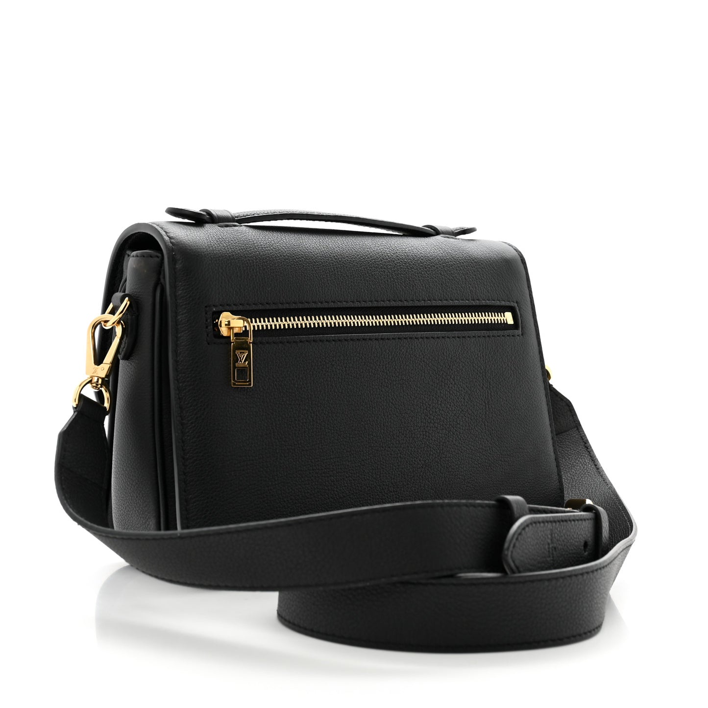 Grained Calfskin Lockme Oxford Black