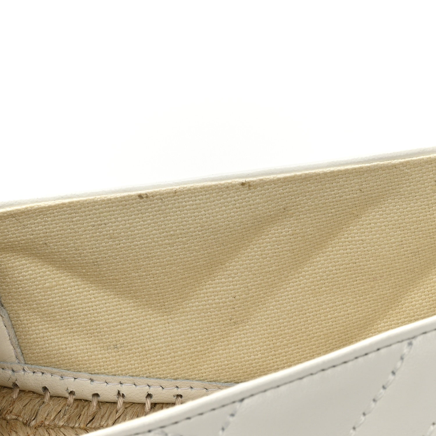 Gucci Nappa Matelasse GG Marmont Espadrilles 40.5 Great White 10 of 14