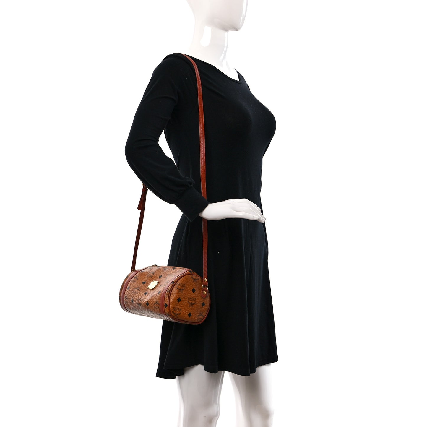 Visetos Barrel Bag Cognac