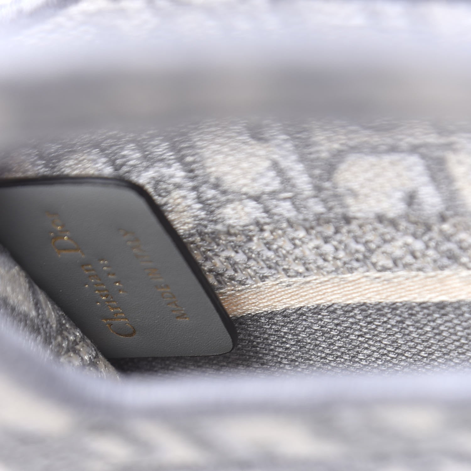 Christian Dior Oblique Mini Book Tote Grey Multicolor 6 of 9