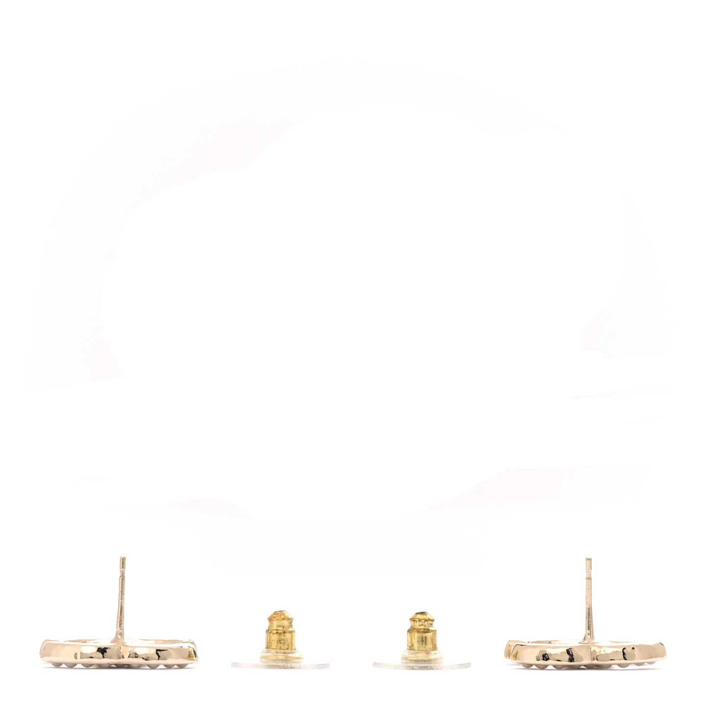 Pearl CC Earrings Gold