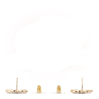 Chanel Pearl CC Earrings Gold 3 of 5
