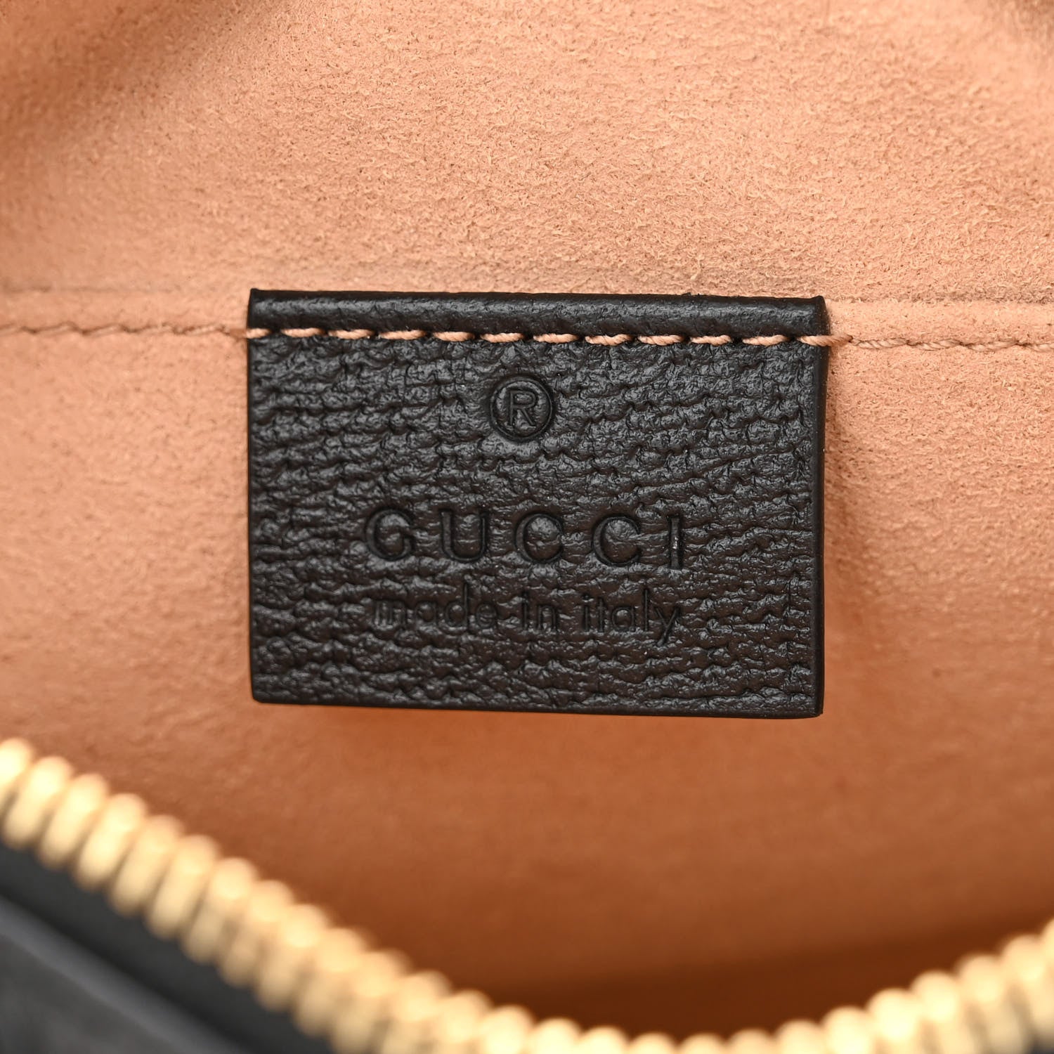 Gucci Calfskin Web Mini Ophidia Shoulder Bag Black 6 of 11
