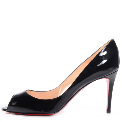 Christian Louboutin Patent You You 85 Pumps 40 Black 1 of 7